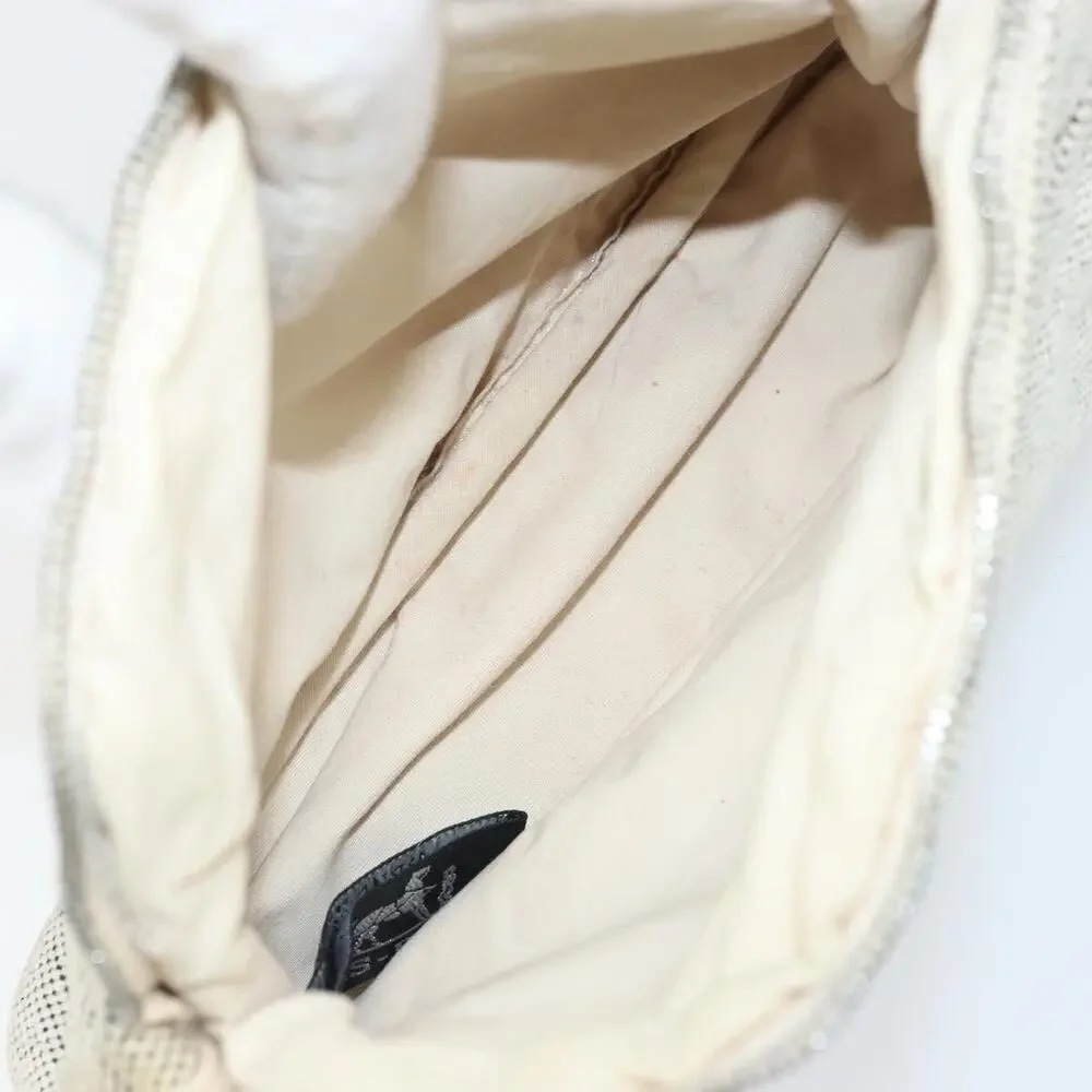 Hermes Canvas Bolide PM Pouch Gray